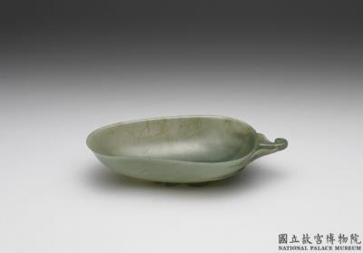 图片[2]-Jade gourd-shaped water container with single handle, Qing dynasty-China Archive